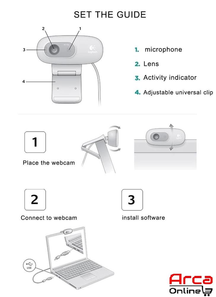 Logitech C270 HD Webcam